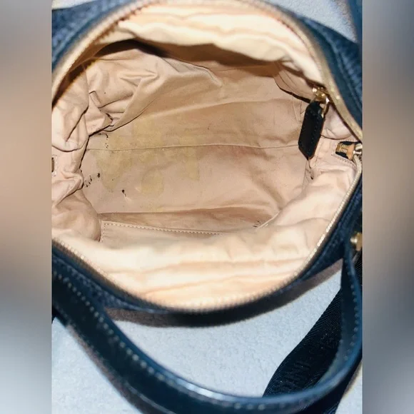 Borbonese Redwall Black Crossbody Bag - Picture 5 of 15